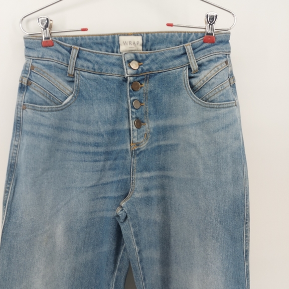 Wrap London Baggy Oversized Boyfriend Jeans Size 4 - Picture 4 of 11